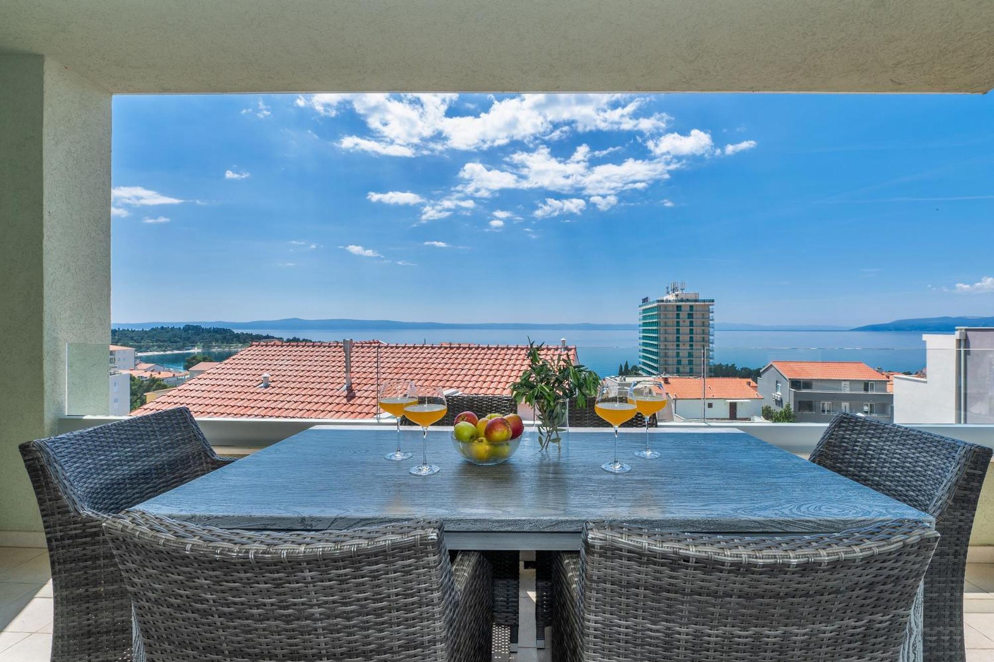 Luxury Apartment Stockholm -Sea&City View Makarska Eksteriør bilde